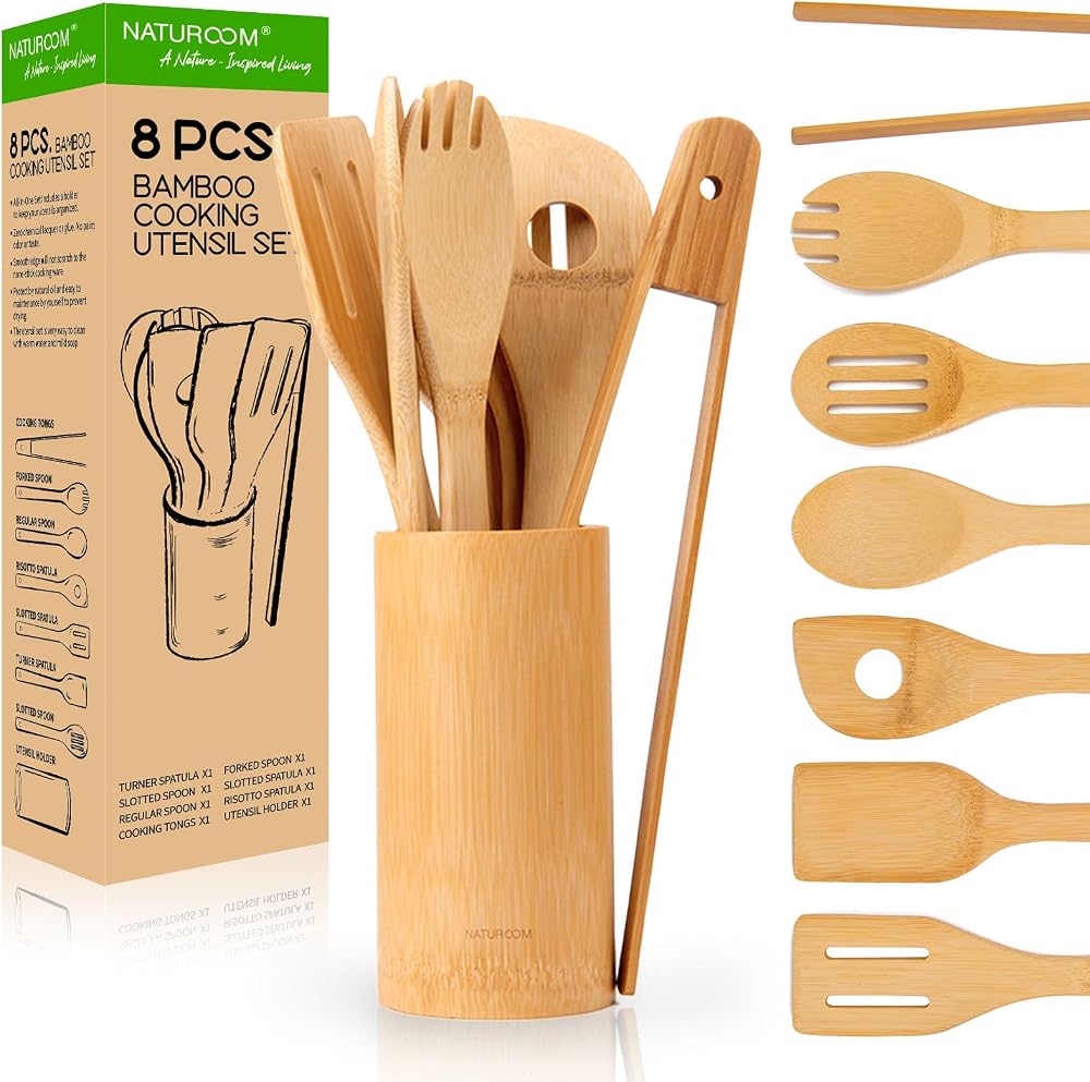 Wooden Cooking Utensils (5 pcs)